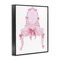 Stupell Industries Lovely Pink Vanity with Bows Framed Giclee Design by Ziwei Li